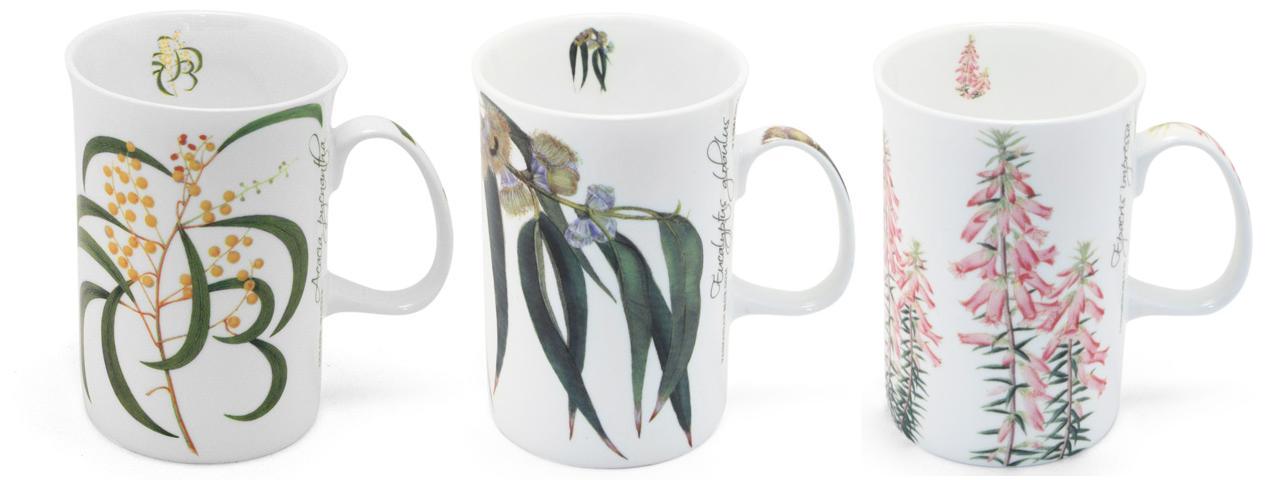 Mug Porcelana - Arboles Florales